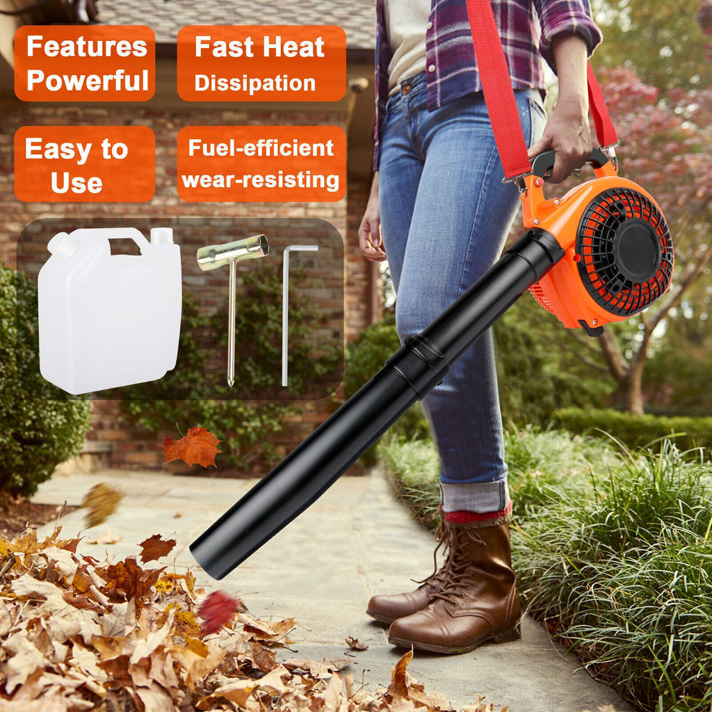 2 Cycle 26CC Handheld Gas Blower 275CFM Gas Powered Commercial Light Weight 2026