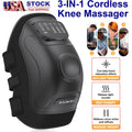 Wireless Knee Massager with Heat Vibration Massage LED Screen Infared Therapy