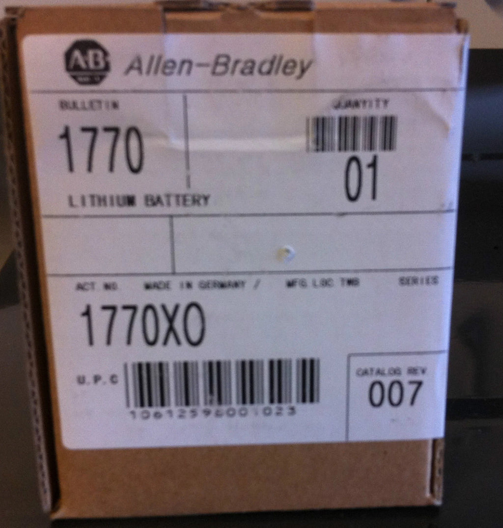 Brand New Allen Bradley 1770-XO 3.6V D size Lithium Battery