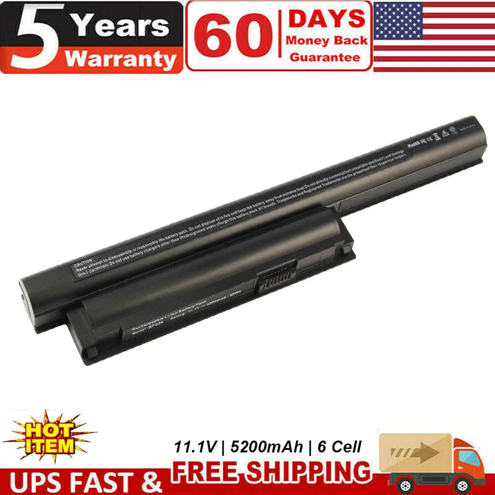 58Wh BPS26 VGP-BPS26A VGP-BPL26 Laptop Battery for SONY VAIO CA CB EG Series