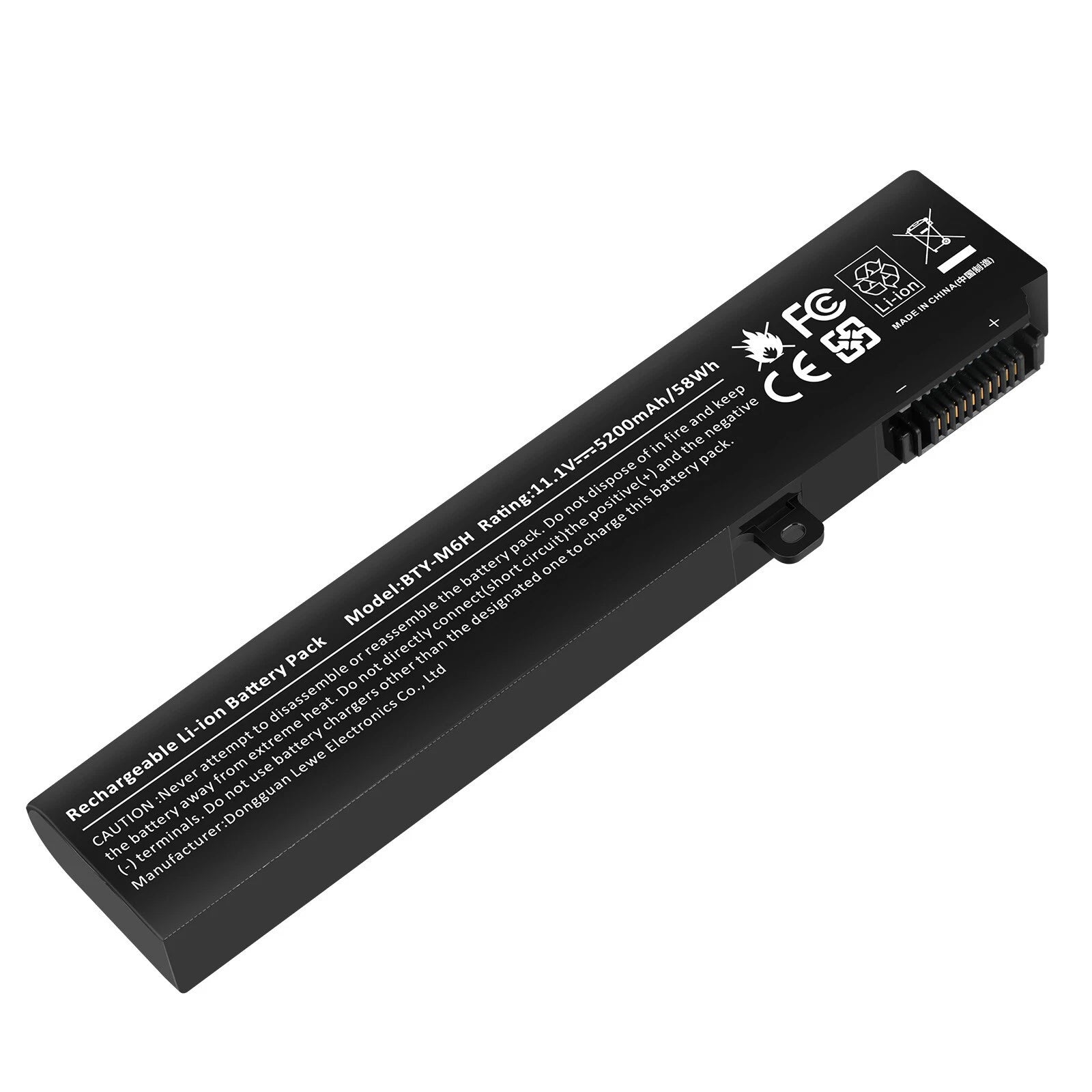 BTY-M6H Battery For MSI GE62 GE62VR GE63 GE72 GP62 GP72 GL62 GL72 GP63 GE75 PE70