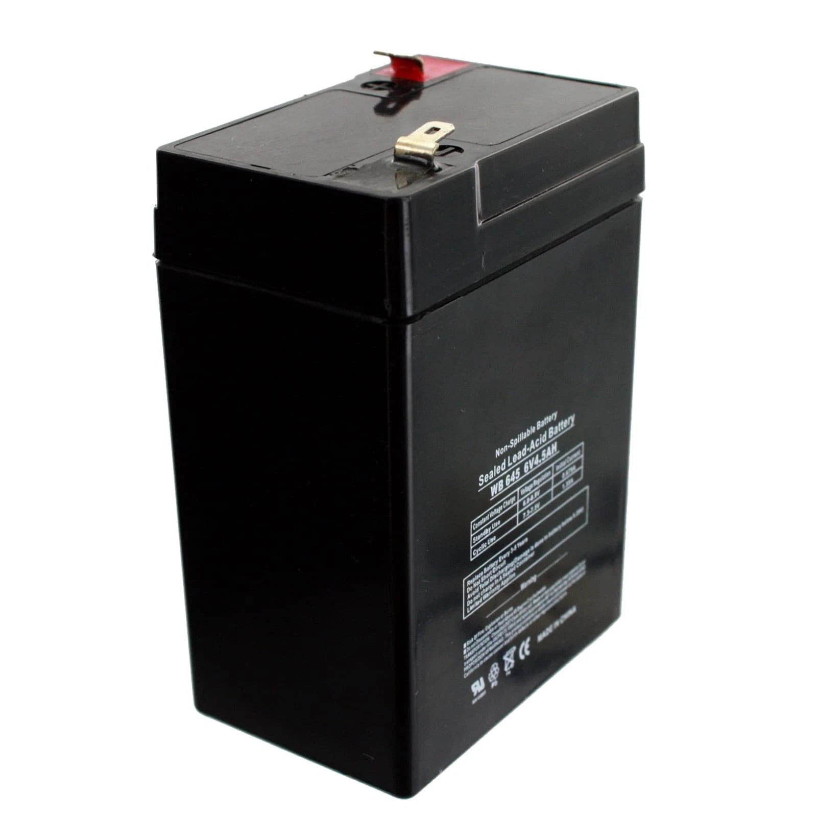 Exell 6V 4.5Ah SLA Battery Rechargeable AGM Compatible With UB645, D5733