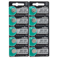 Murata 391 Watch Batteries 10 Pcs - Replaces Sony