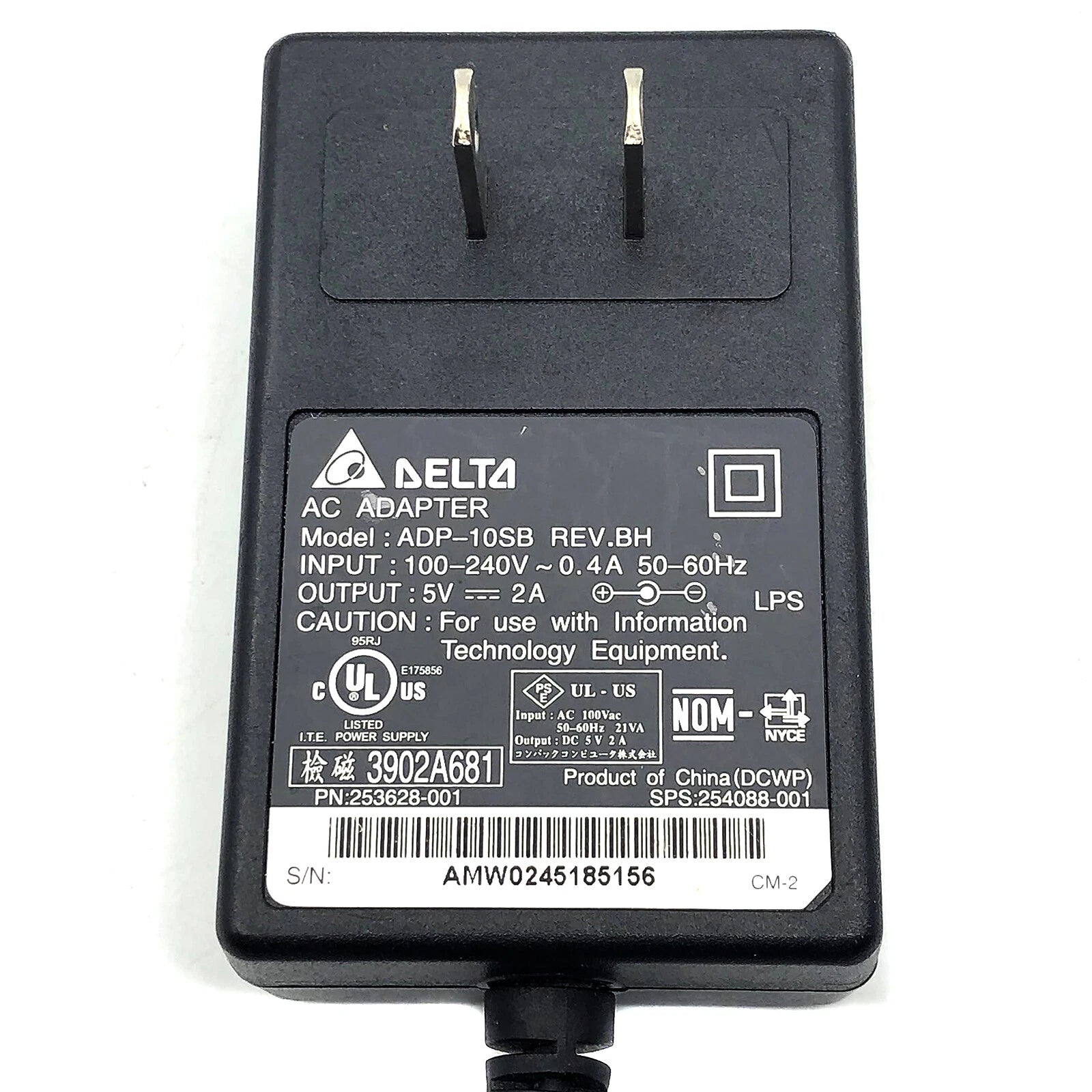 NEW Genuine 5V Delta AC Power Adapter for Sharp Zaurus SL-C1000 C3000 C3200 B500