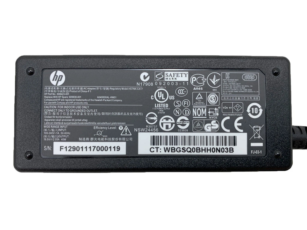 NEW Genuine 40W HP AC DC Adapter for Mini 5102 / 5103 Notebook PC OEM Charger