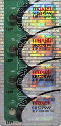 4 Maxell 319 Watch and Calculator Batteries