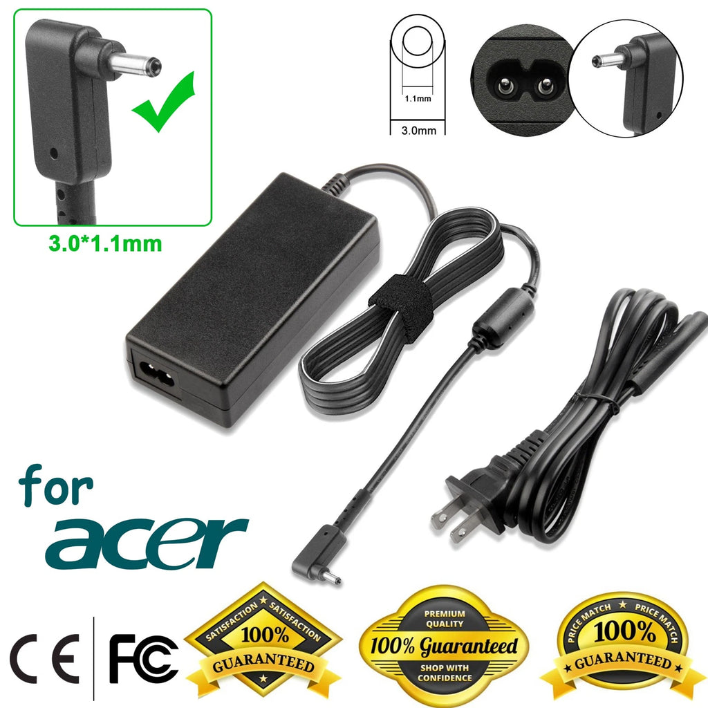 AC Adapter Charger for Acer Chromebook 11 13 14 15 R11 CB3 CB5 C720 C720P C740