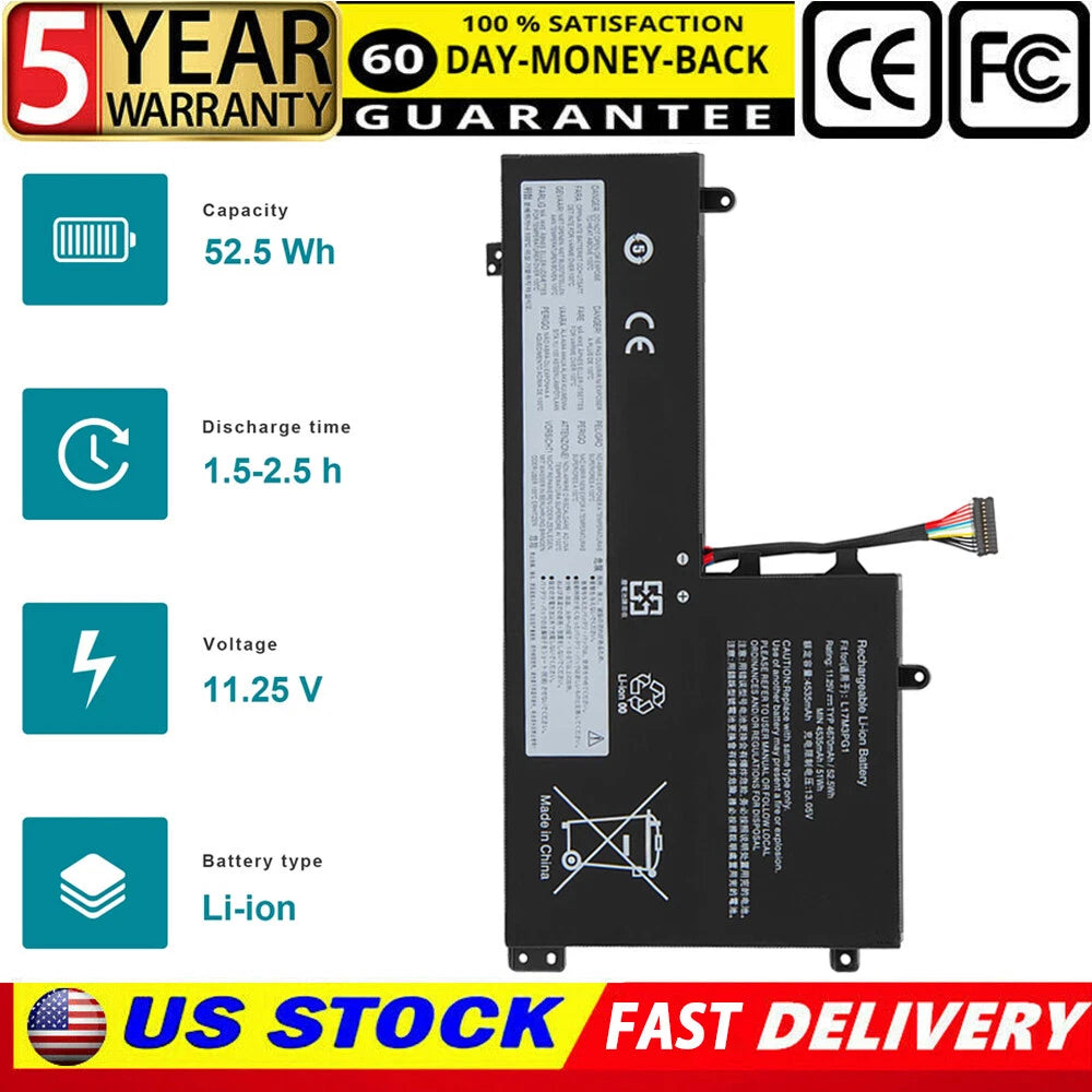 L17C3PG1 Battery For Lenovo Legion Y530-15ICH Y545-PG0 Y540-17IRH Y540-15IRH