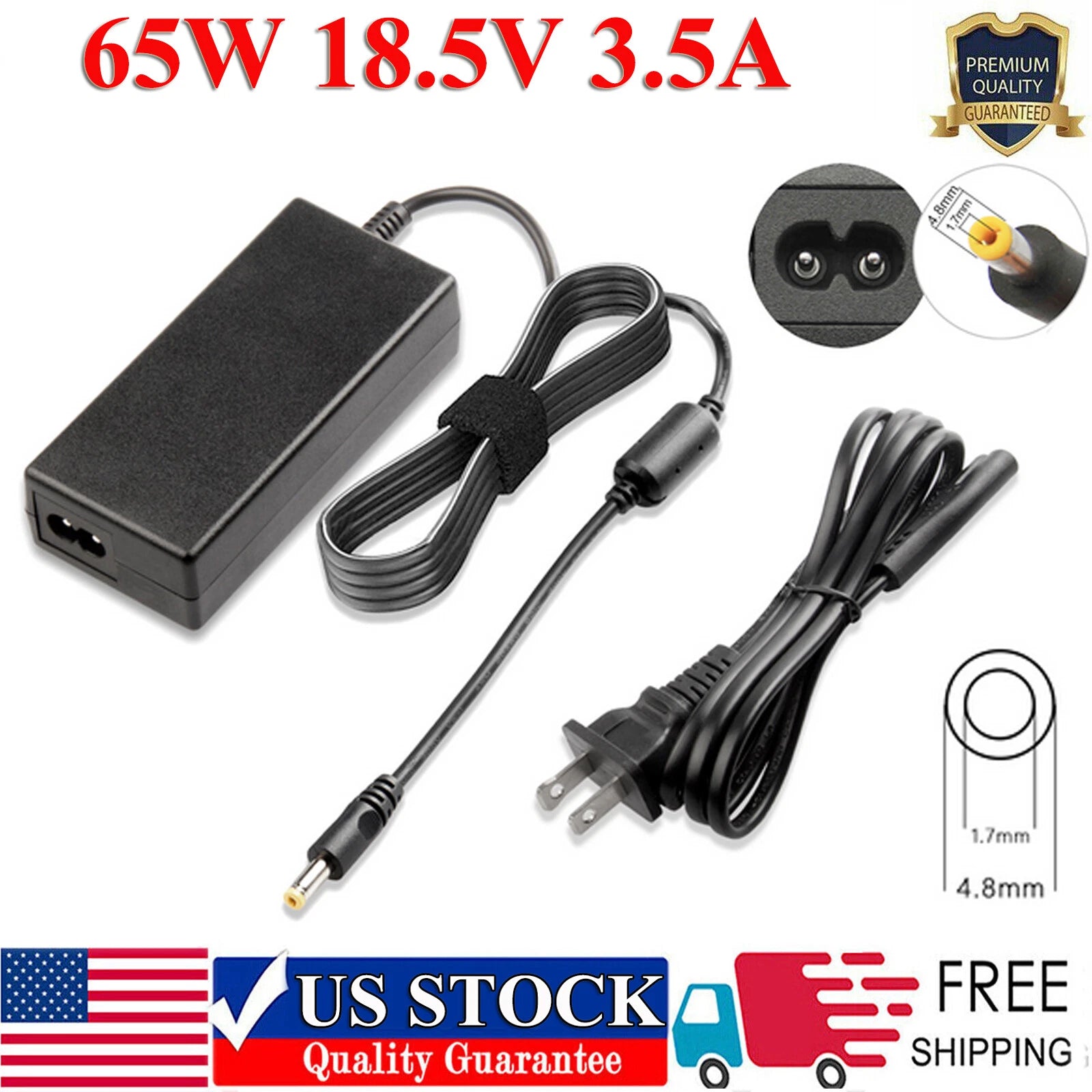 AC Adapter Battery Charger for HP Pavilion DV6700 DV6000 DV5000 Laptop Power F