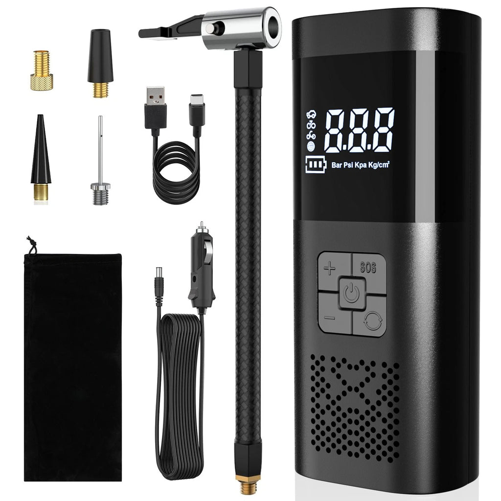 150PSI Air Compressor Car Tyre Inflator Bike Motorcycle Electric Pump Portable
