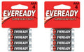 Eveready Energizer Super Heavy Duty AAA Batteries 8 Pcs (2 x 4)
