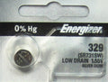 1 Energizer 329, SR731SW, V329, D329, S42, 24, 363, E329, GP329 Battery