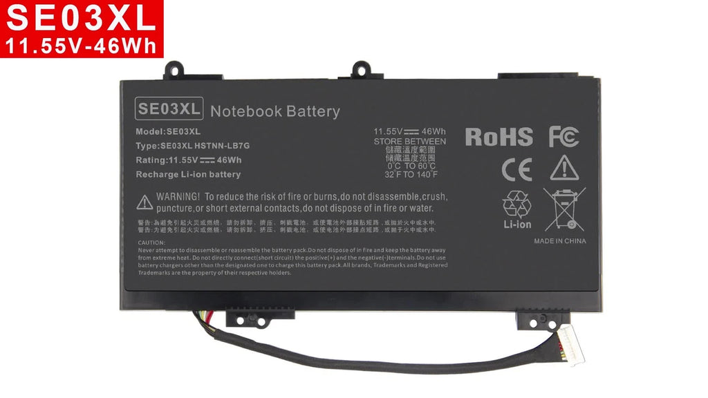 SE03XL Battery For HP 14-AL061NR 14-AL050TX 14-AL106NJ HSTNN-LB7G TPN-Q171 46Wh
