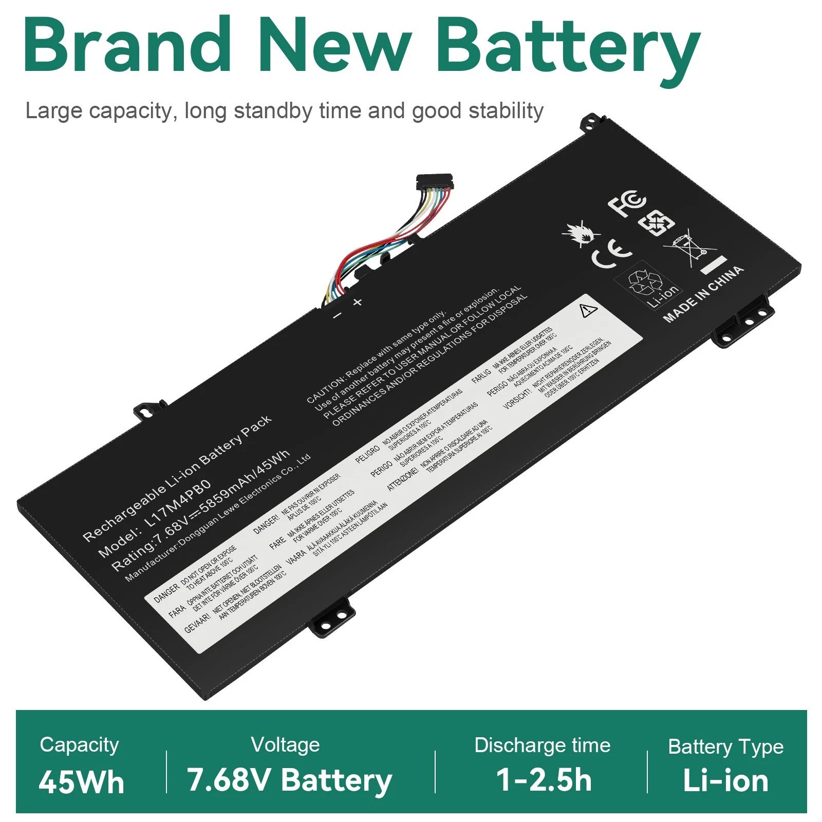 L17C4PB0 L17M4PB0 Battery For Lenovo Yoga 530-14ARR 530-14IKB Flex 6-14IKB 45wh