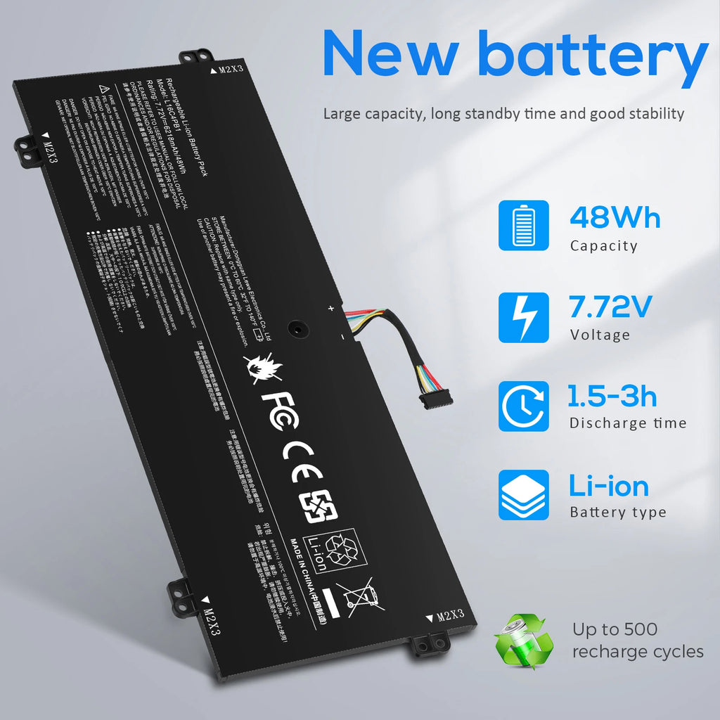 battery for Lenovo Yoga 720-13IKB 730-13IKB 730-13IWL L16C4PB1 L16M4PB1