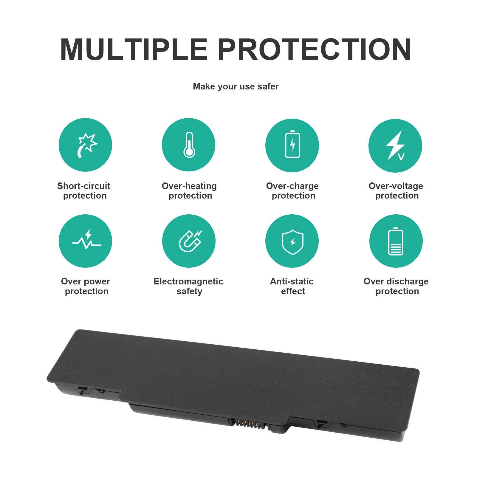 NV52 Battery for Gateway NV58 AS09A31 AS09A41 AS09A51 AS09A61 AS09A71 5200mAh