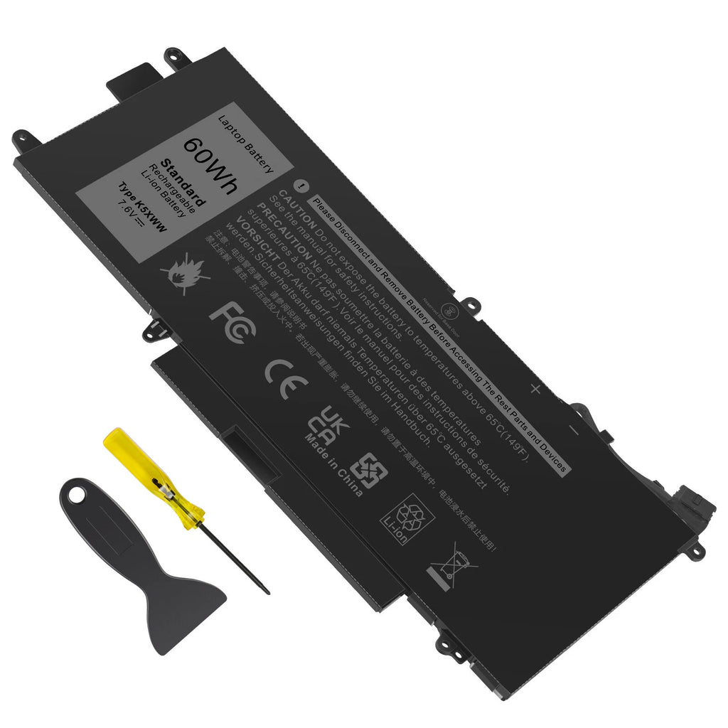 K5XWW 71TG4 Battery for Dell Latitude 7389 7390 L3180 5289 2 in 1 0X49C1 60Wh