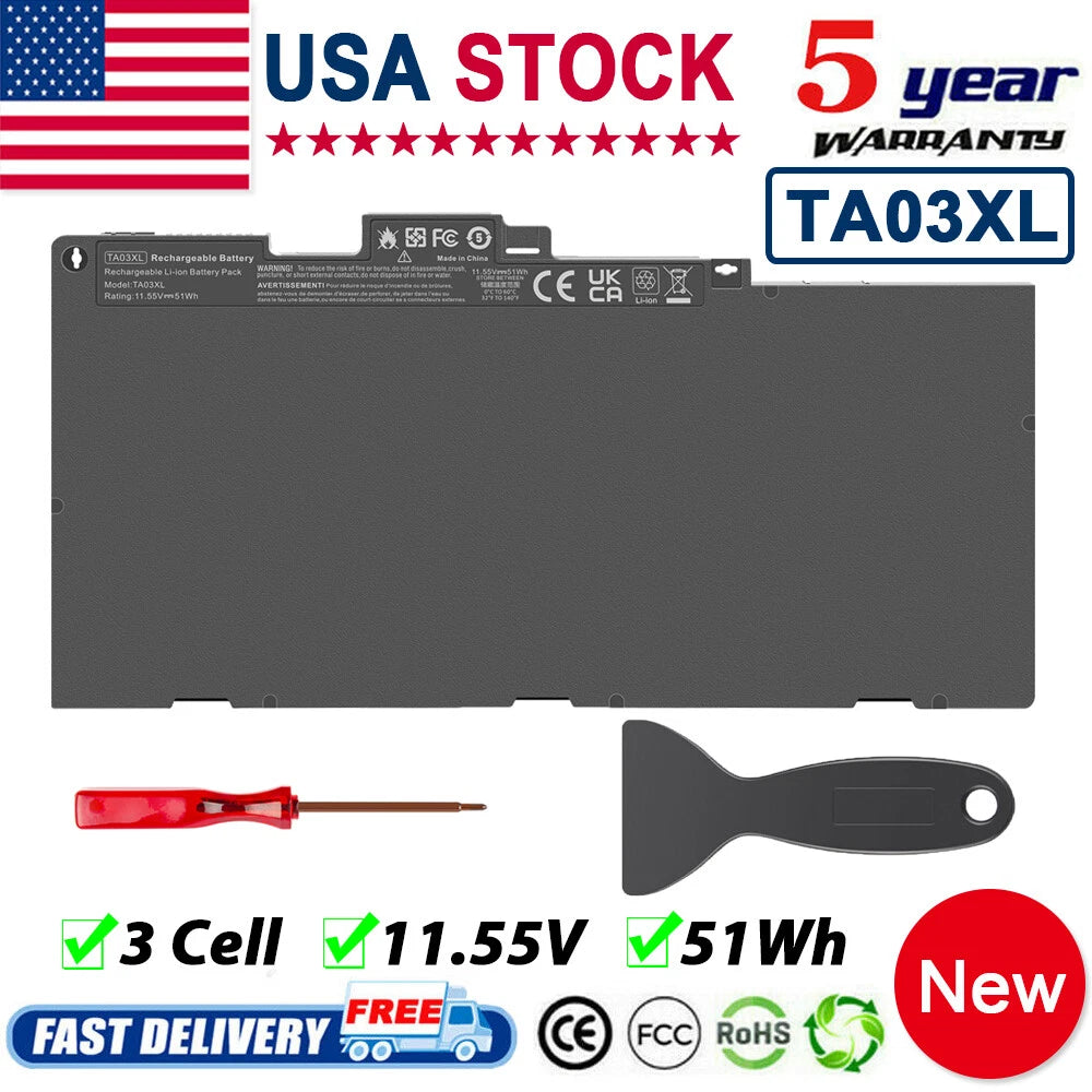 TA03XL Battery for HP EliteBook HSTNN-IB7L 854047-1C1 996QA101H TA03051XL PC