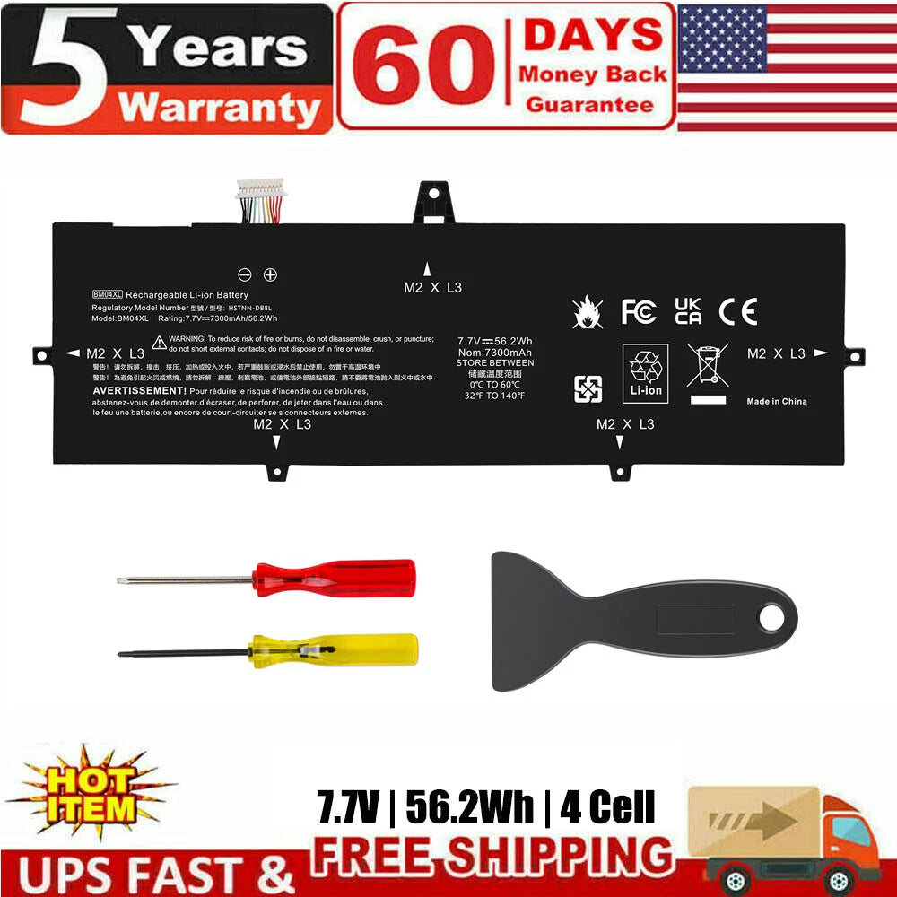 BM04XL Battery for HP EliteBook x360 1030 G3 G4 HSTNN-UB7L L02031-541 BMO4XL