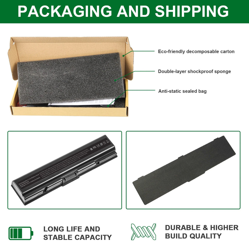 LOT Battery PA3534U-1BRS For Toshiba Satellite PA3727U-1BRS PA3533U-1BRS 5200mAh