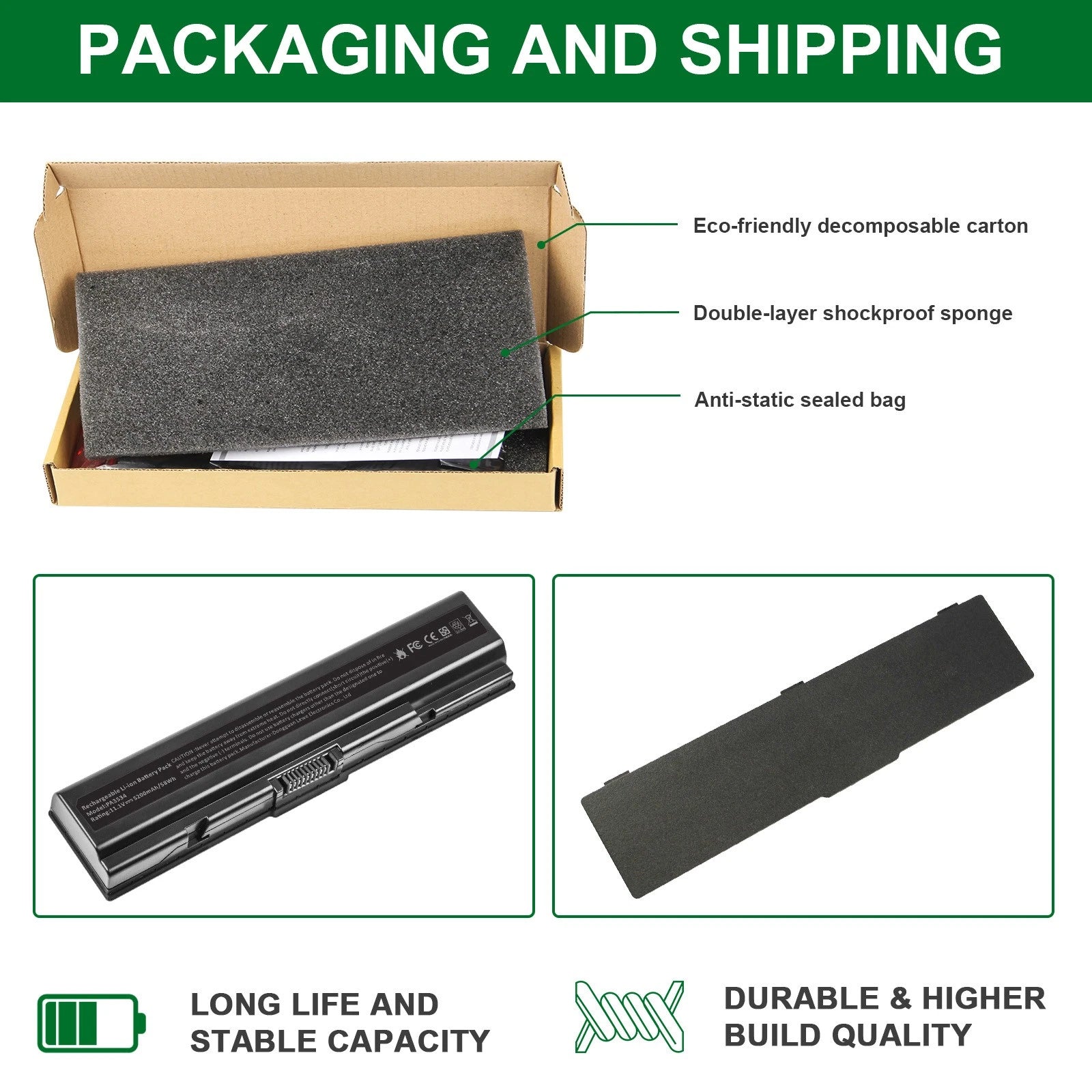 LOT Battery PA3534U-1BRS For Toshiba Satellite PA3727U-1BRS PA3533U-1BRS 5200mAh