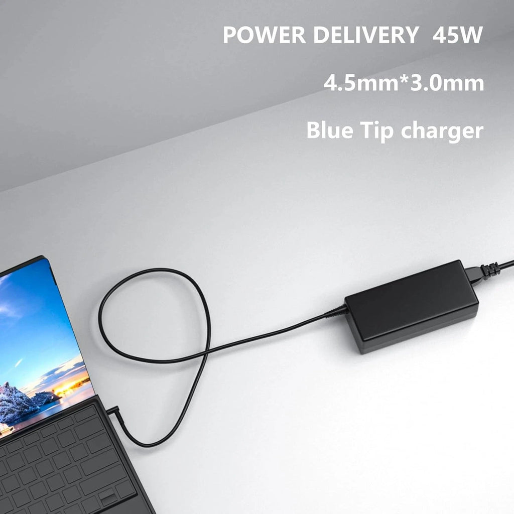 45W AC Adapter Charger For HP Pavilion x360 14 14M Convertible Laptop Power Cord