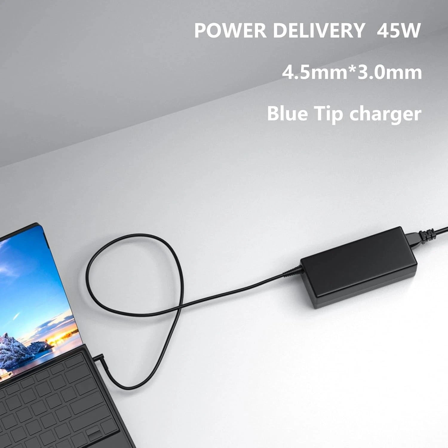 45W AC Adapter Charger For HP Pavilion x360 14 14M Convertible Laptop Power Cord