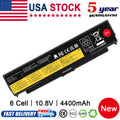 6 Cell 57+ Laptop Battery for Lenovo Thinkpad T440p T540p W540 W541 FAST New US