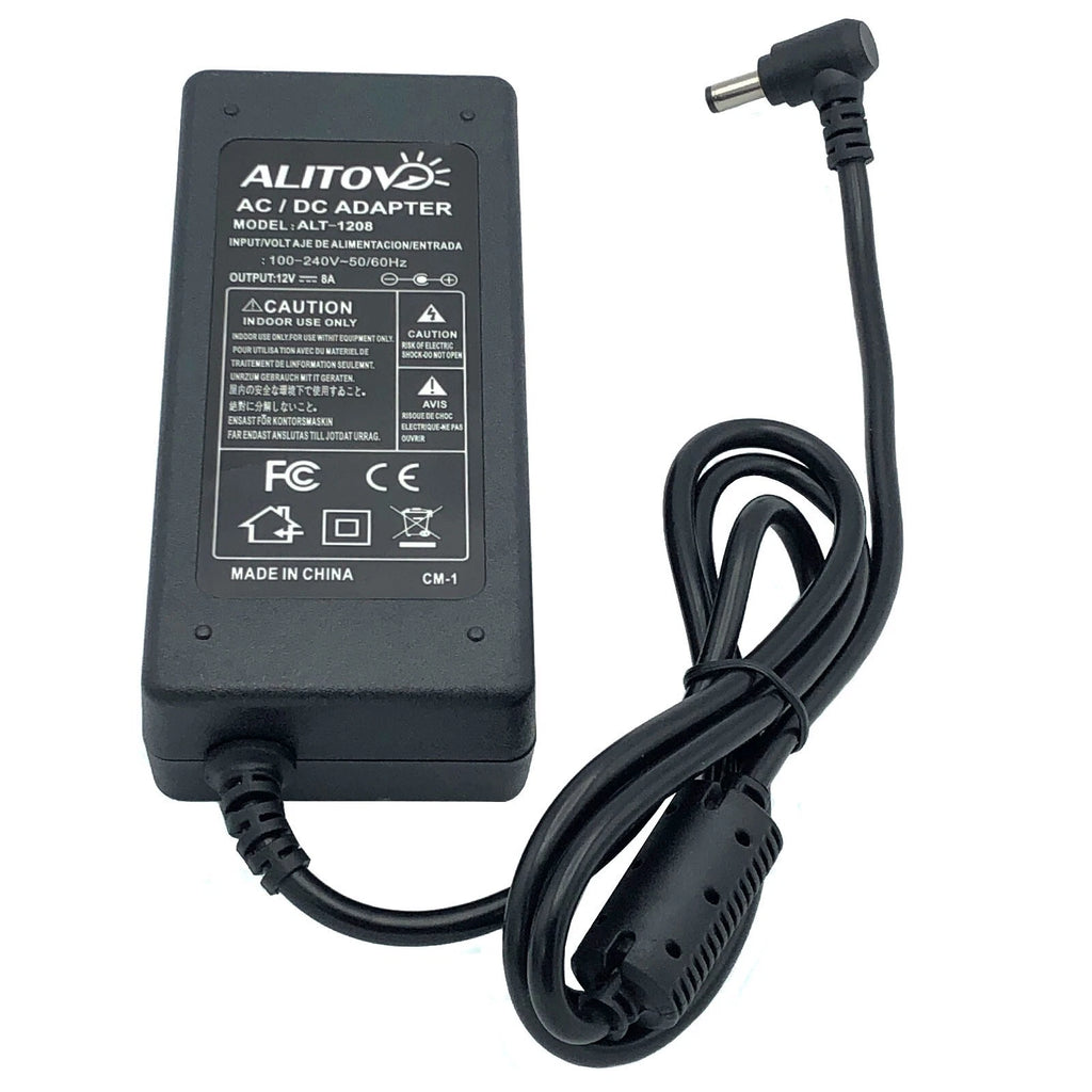 NEW Genuine Alitove AC Adapter 12V 8A 5.5mm ALT-1208 96W & Cord