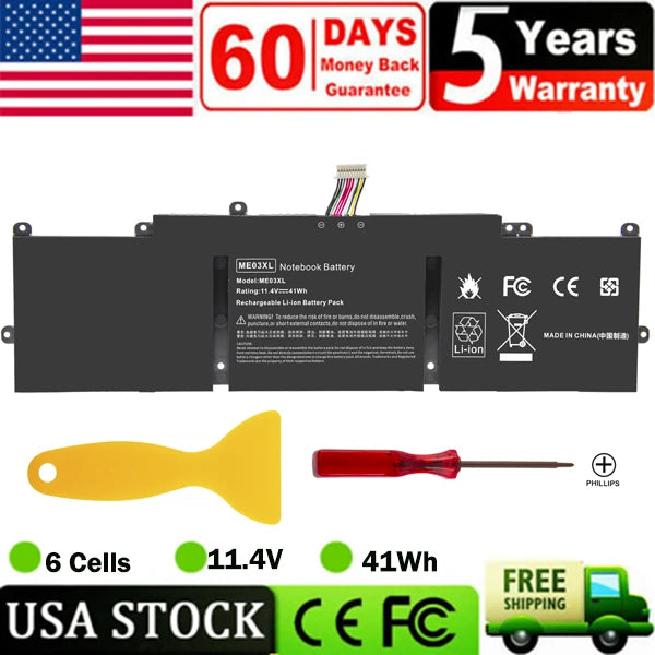 ME03XL Battery For HP Stream 13-C002DX Notebook PC 787521-005 787089-541 41Wh