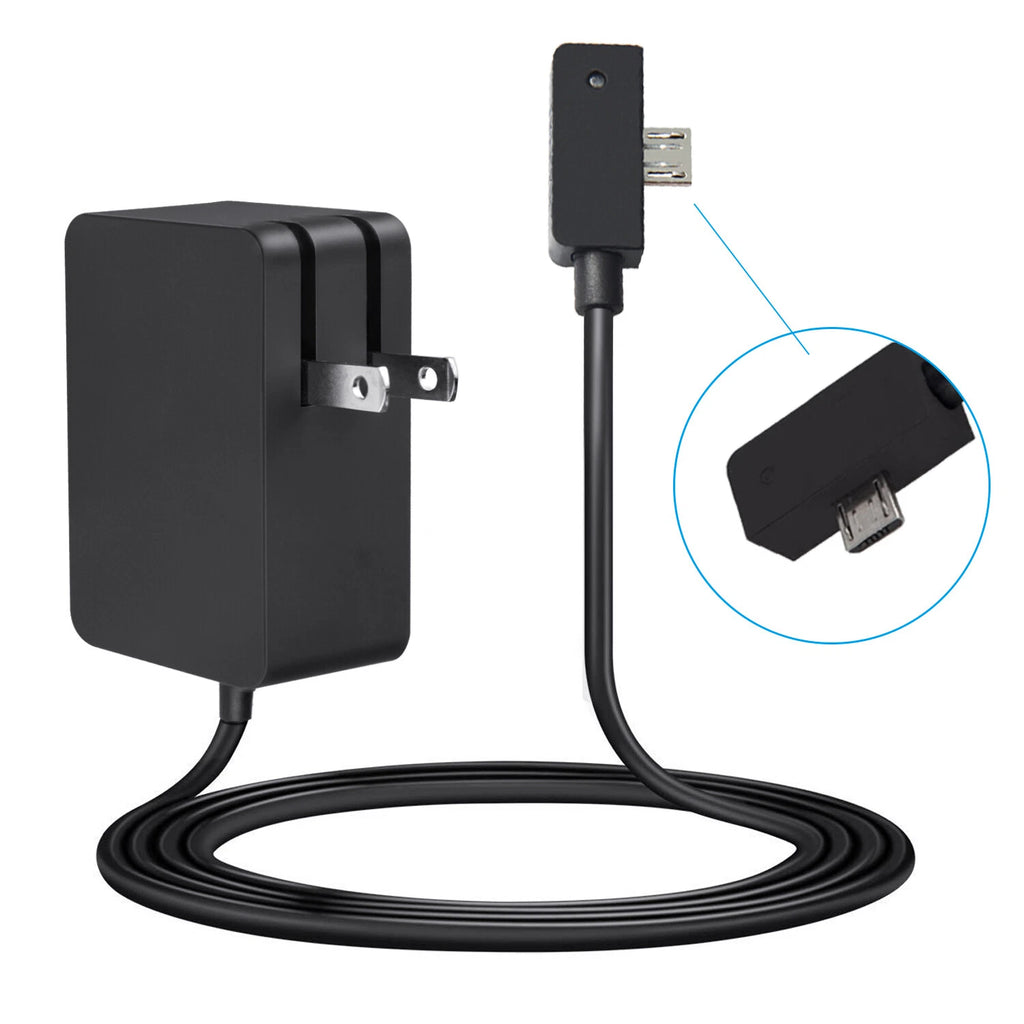 For Microsoft Surface 3 AC Power Adapter Charger 13W 5.2V 2.5A 1623 Micro USB