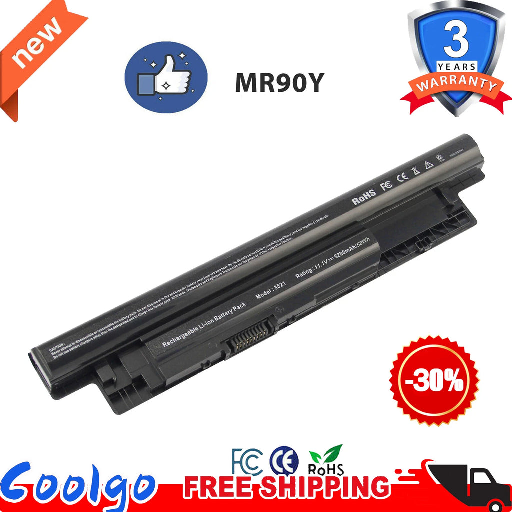Battery for Dell Inspiron 15 3000 series 15-3537 15-3542 15-3543 Type MR90Y