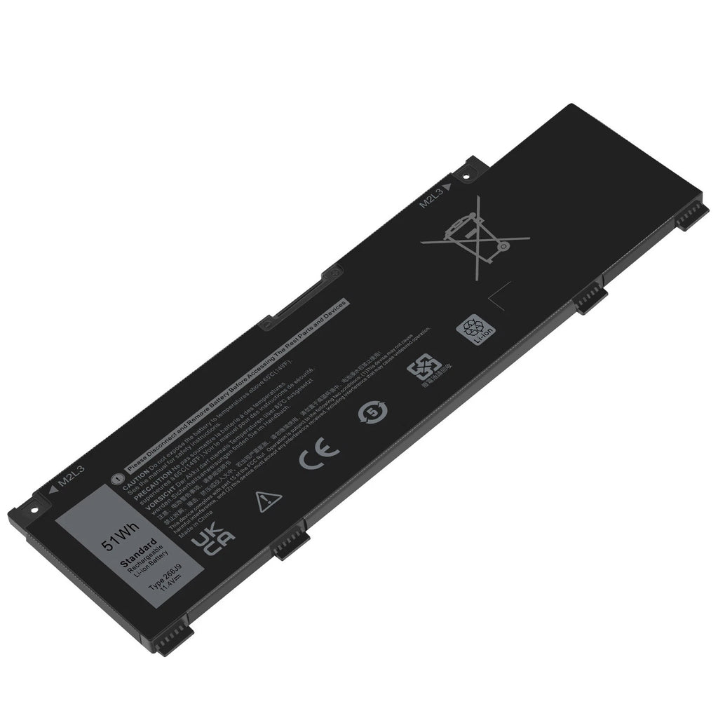 266J9 Battery for Dell Inspiron14 5490 G3 15 3500 3590 G5 15 5500 5505 P89F 51WH