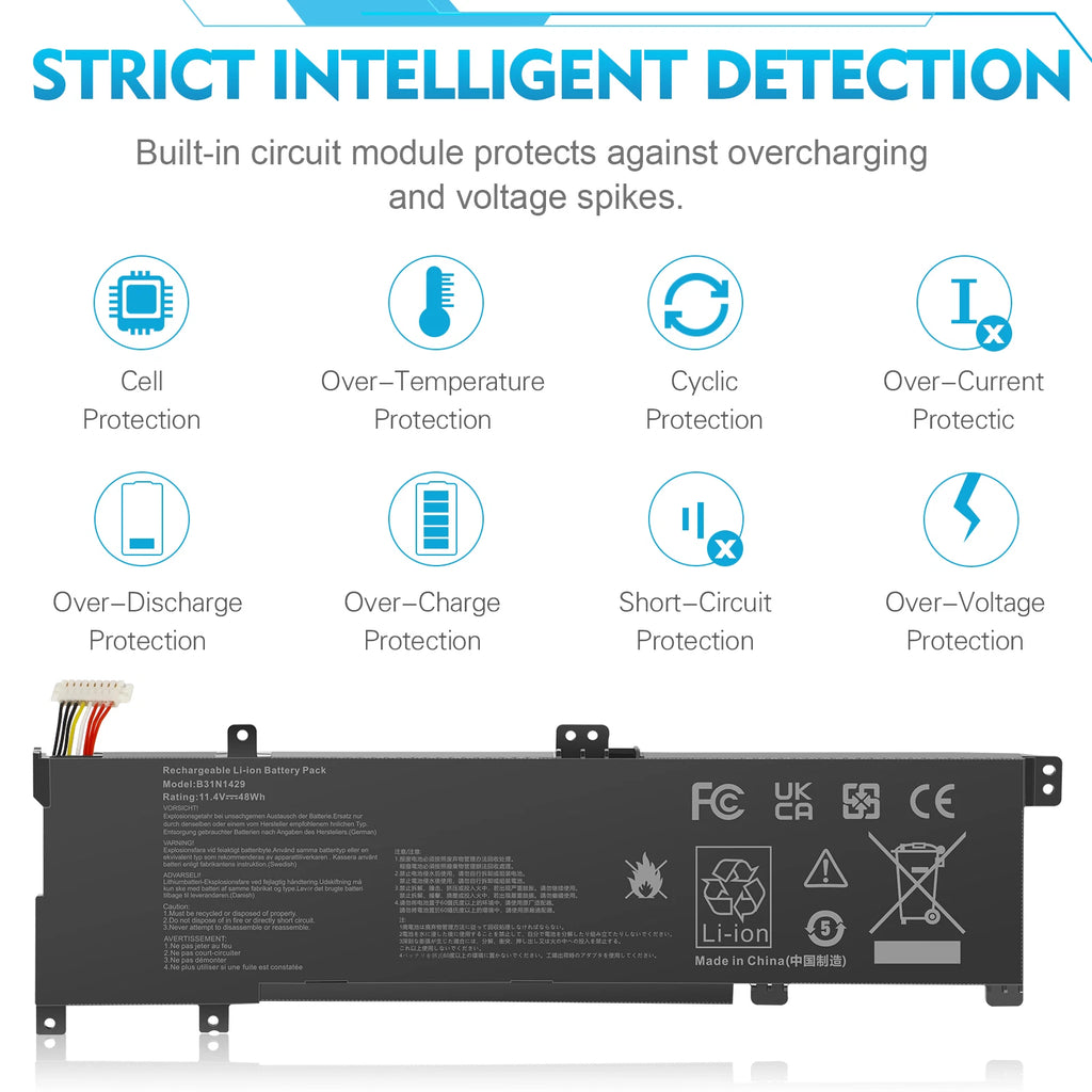 B31N1429 Battery For ASUS K501LB K501LX K501UB K501UX K501UW A501LX K501L K501U