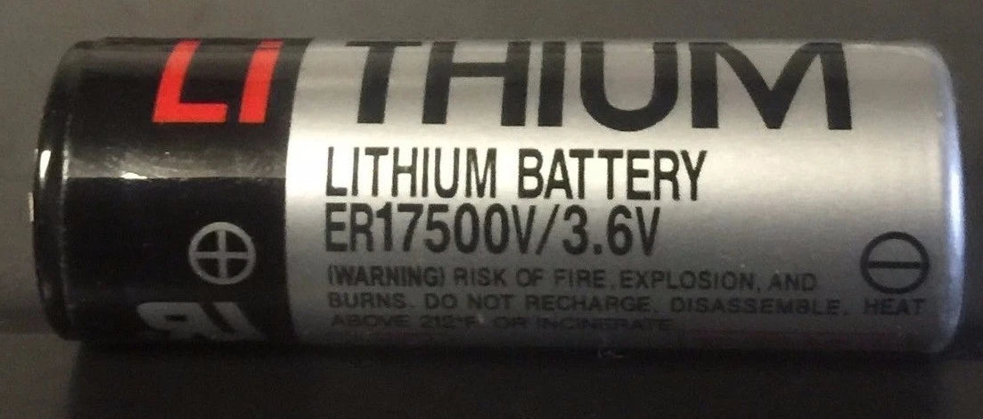 Brand New Toshiba ER17500V 3.6V 2700mAh Lithium PLC Battery with Pins
