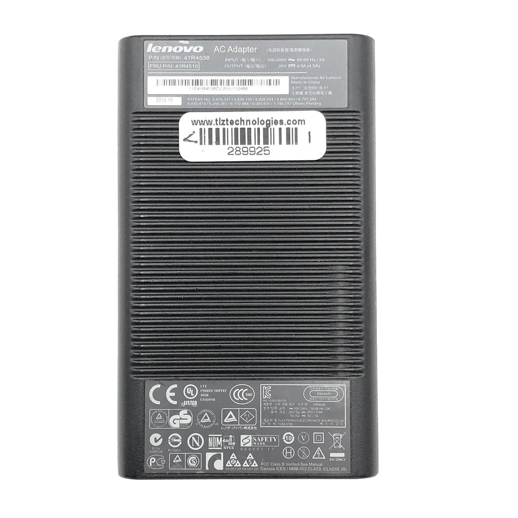 NEW Genuine Lenovo 41R4538 41R4510 90W AC Power Supply Adapter 20V 4.5A
