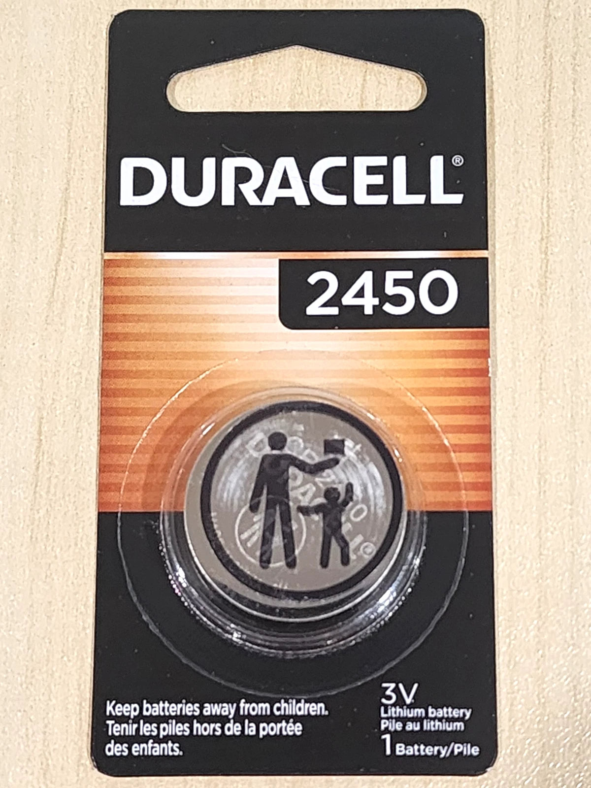 Single Pack DURACELL CR2450 ECR2450 3V Coin Cell Lithium Battery EXP. 03/2035