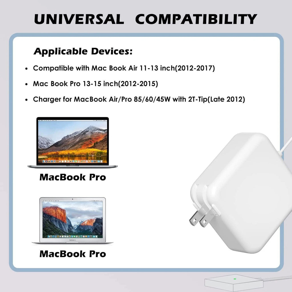 85W T-Tip Mag 2 Adapter Charger For APPLE MACBOOK PRO RETINA 15" Mid2012-Mid2015