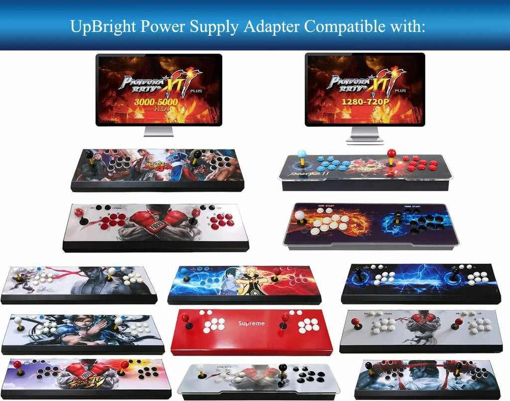 AC Adapter Pandora's Box Arcade Stick Console 4 5 5s 6 6s Power Supply Charger