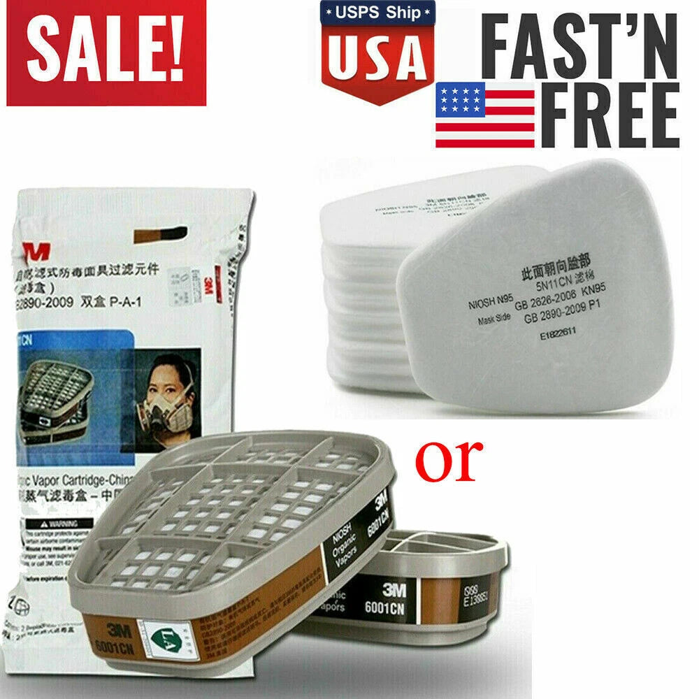 5N11 Cotton Filter /6001CN Filter Cartridge For 6200 6800 7502 Respirator Filter