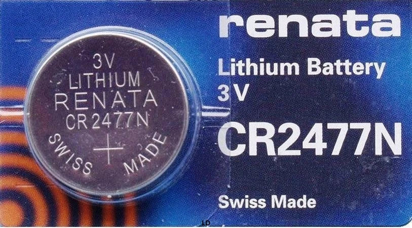 CR2477N RENATA WATCH BATTERIES CR 2477 (1 piece) New packaging Authorized Seller