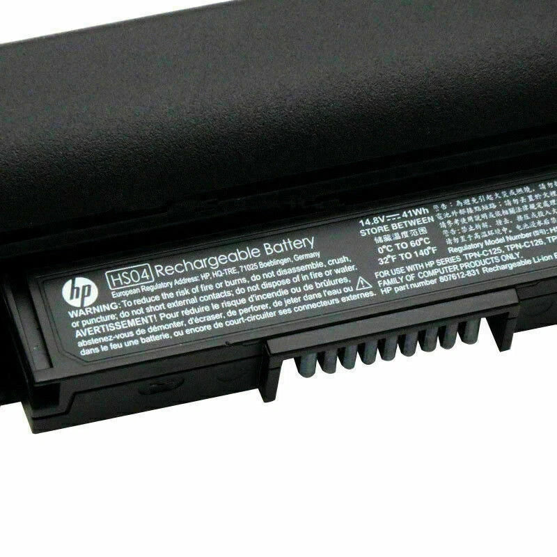 Genuine HS04 HS03 Battery For HP 807956-001 807957-001 807612-421 HSTNN-LB6U