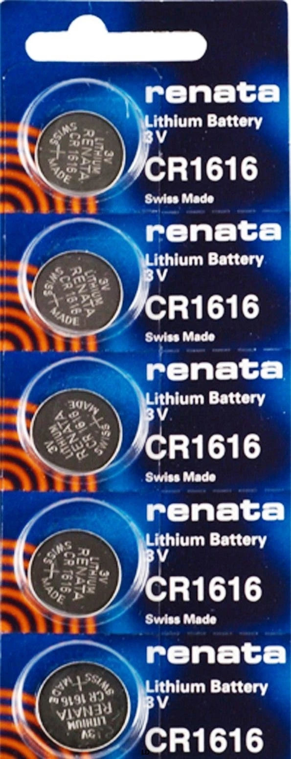CR 1616 RENATA WATCH BATTERY (5 piece) ECR1616 FREE SHIPPING Authorized Seller