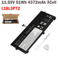 Battery L18M3P72 L18L3P72 For Lenovo ThinkPad X13 Yoga 1st Gen X390 Yoga 02DL021