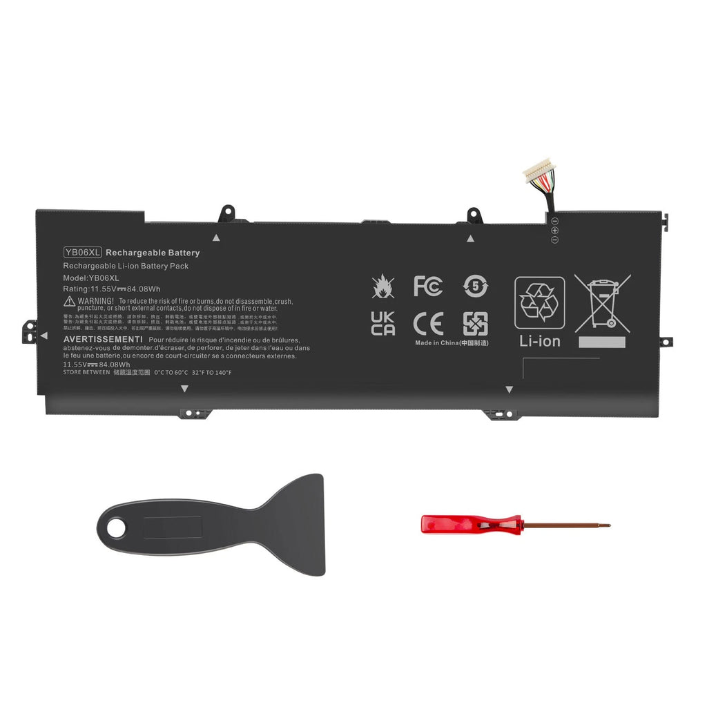 84.08Wh YB06XL 928372-855 Battery For HP Spectre X360 Convertible 15-CH 15T-CH