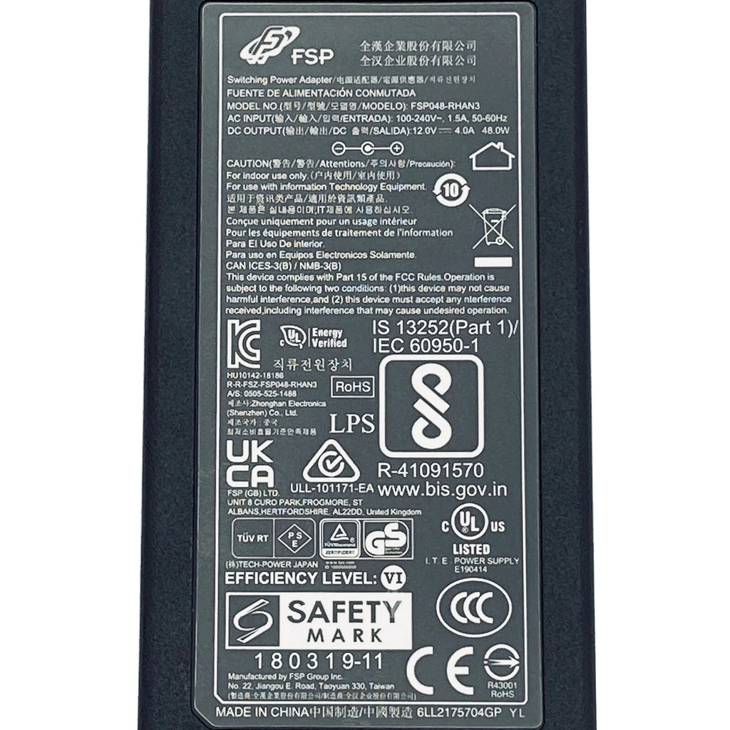 NEW Original FSP FSP048-RHAN3 Switching Adapter 12V 4A 48W Power Supply 5.5mm