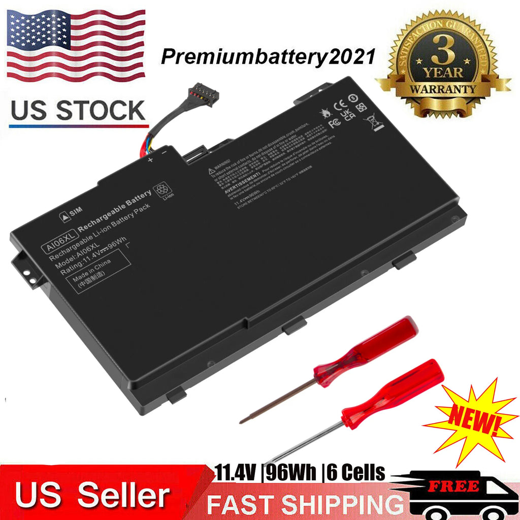 AI06XL Battery For HP ZBook 17 G3 808451-001 HSTNN-C86C HSTNN-LB6X AI06096XL US
