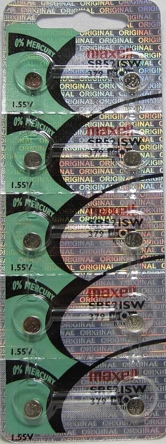Maxell 379 Watch and Calculator Batteries x 10