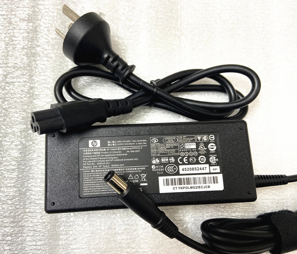 Genuine 90W Adapter Charger Pavilion DV7 Elitebook 8730w ProBook 6360b 2000 G72