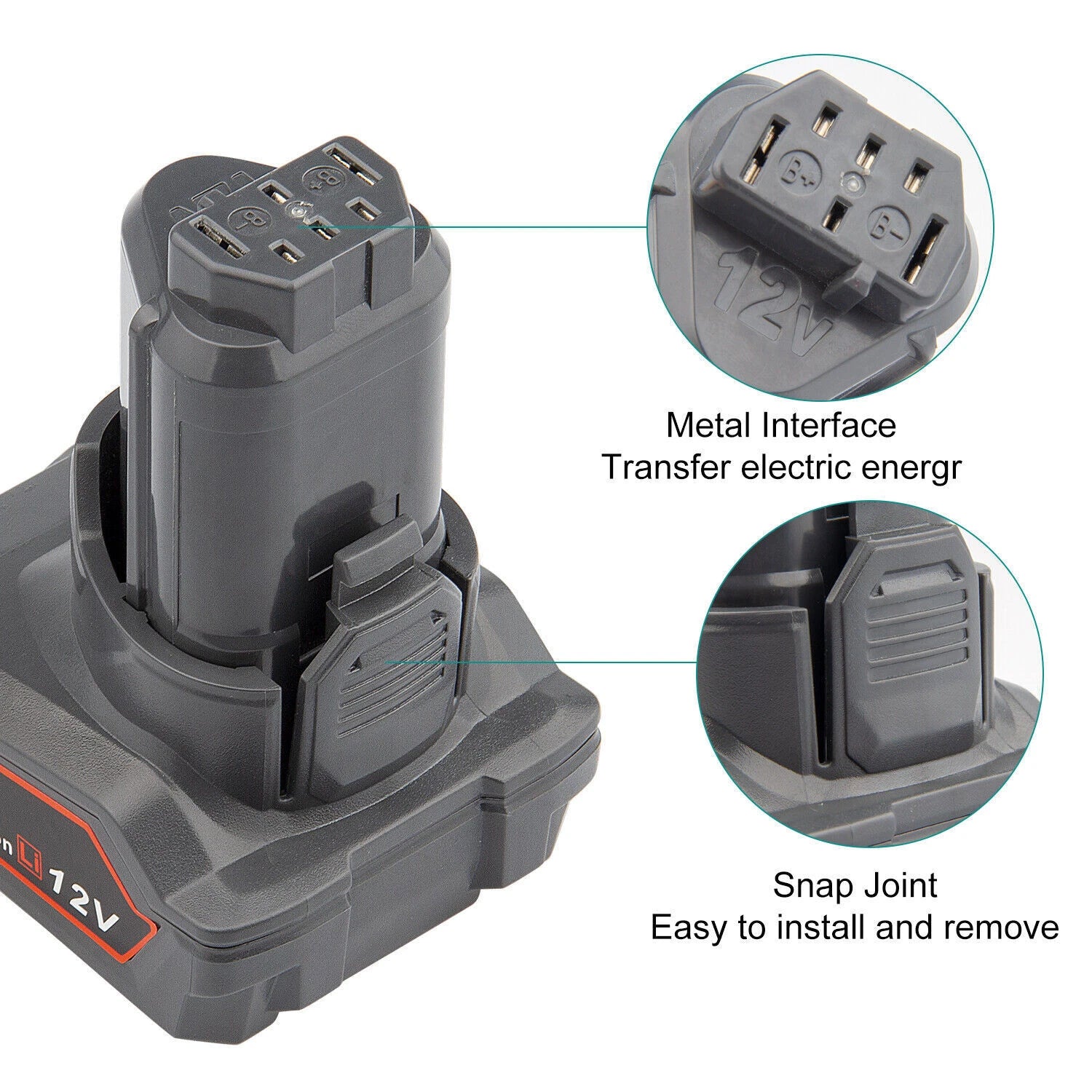 6.0Ah 12V Battery For Ridgid L1240 AC82048 R82048 R86048 130446007 130446011 USA